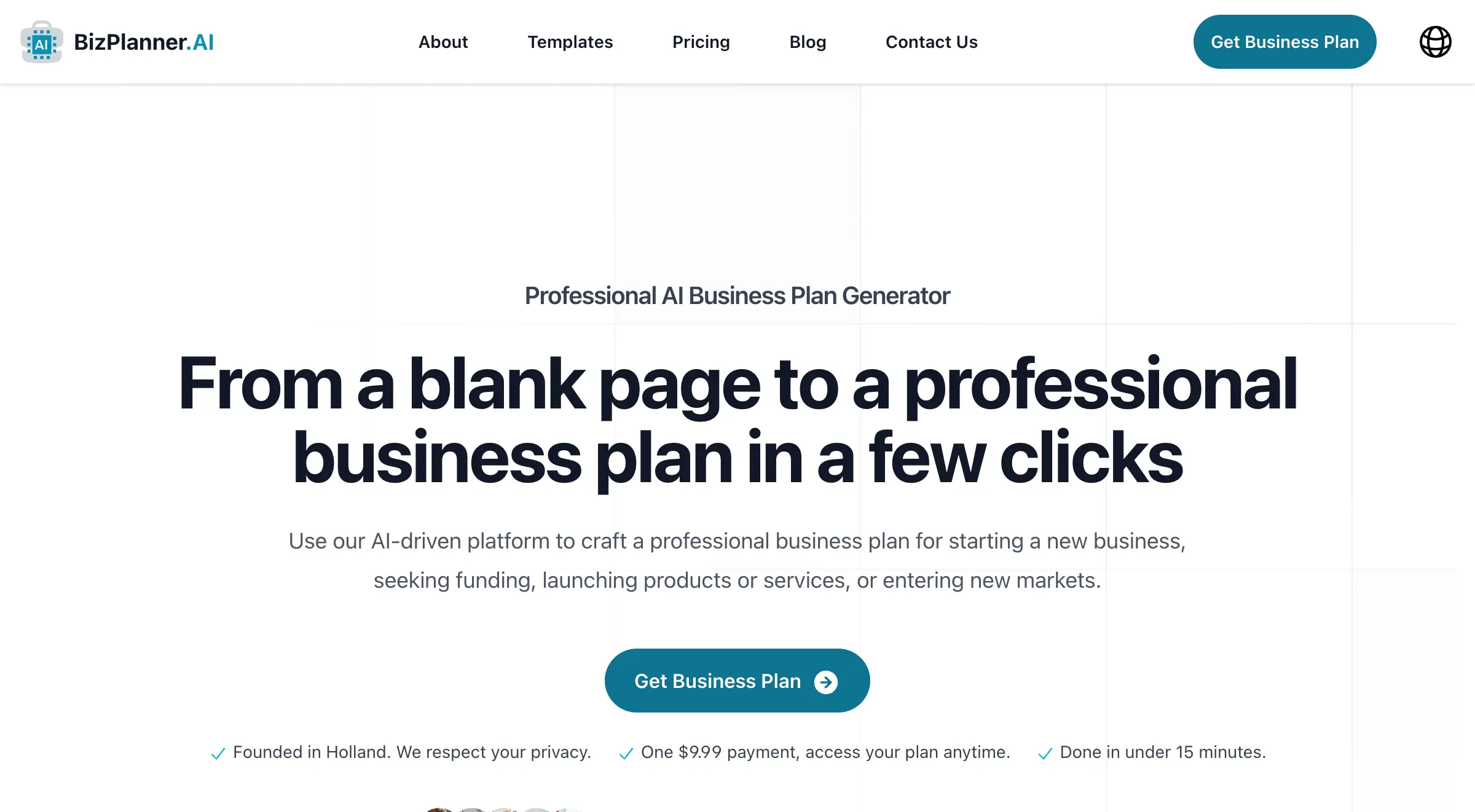 AI Business Plan Generator